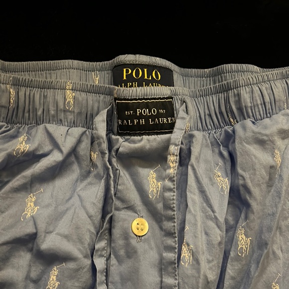 Polo Pajama Pants (Light Blue) - Picture 3 of 4